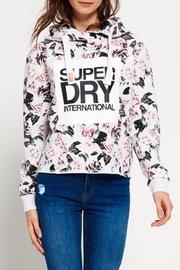  Alloverprint Cropped Hoodie