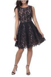  Lace Belt Dress