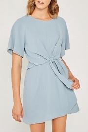  Mini Tie-front Shift-dress