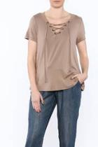  Taupe Basic Top