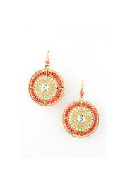  Beaded Round Earrings