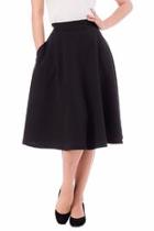  High-waist Circle Skirt