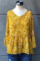  Mustard Daisies Top