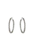  Chunky Silver Hoop