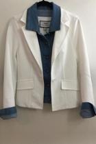  White & Denim Jacket