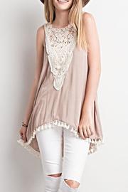  Lace Vee Tunic