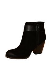 Black Buckle Bootie