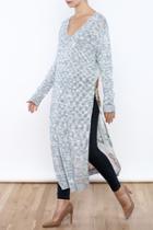  Mix Media Sweater Dress