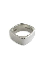  Silver Square Ring