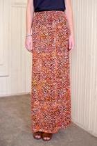  Orange Batik Skirt