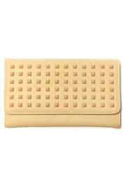 Bam Beige Studded Clutch