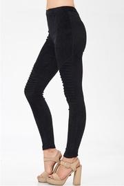 Black Moto Legging