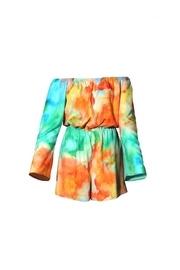  Sunset Tie Dye Romper