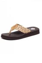  Tan Knit Sandals
