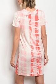  Coral Dye Dress