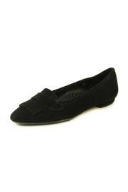  Black Suede Flat