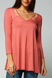  Vee Cutout Tunic