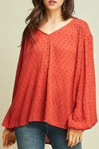  Long Sleeeve Blouse