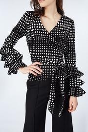  Dotty Wrap Top