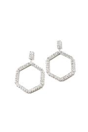  Geometric Rhinestone Earrings