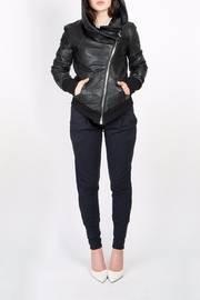  Macy Leather Hoodie