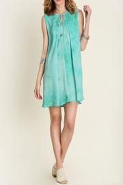  Sleeveless Tie-dye Dress