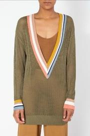 Olive Knit Sweater