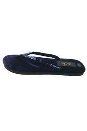  Blue Velvet Flip Flops