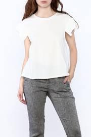  Open Back White Tee