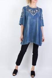  Denim Tunic Top