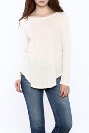  Cream Long Sleeve Top