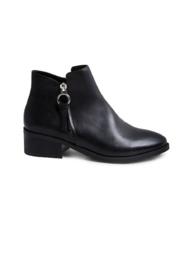  Dacey Leather Zipper Bootie