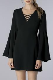  Laced V Neck Dress