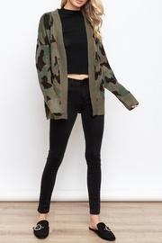  Camo Open Cardigan