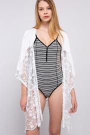  Ivory Lacy Poncho
