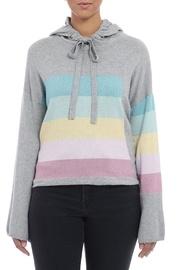  Pastel Striped Hoodie