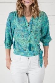 Crop Wrap Blouse
