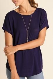  Purple Keyhole Top