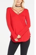  Red Strapy Tunic