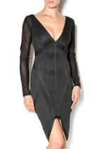  Long Sleeve Bandage Dress