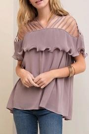  Strappy Shoulder Top
