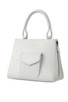  White Leather Handbag