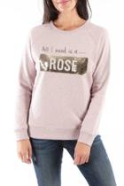  Rose/latte Pull-over Sweater