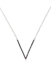  Rhodium Necklace & Zirconia