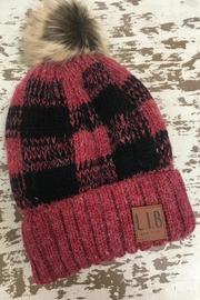  Red Plaid Beanie