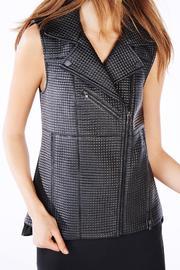  Black Leather Vest