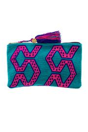  Turquois Aztec Clutch