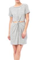  Knot Cutout Dress