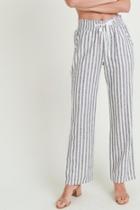  Stripe Linen Pants