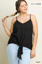  Plus Size Waffle Tank